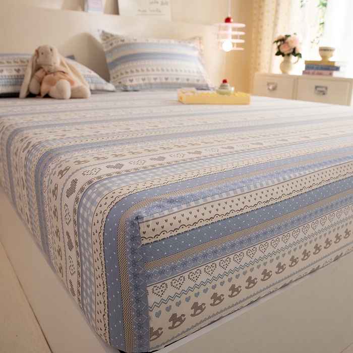 91家纺网 家纺一手货源 找家纺 八十八家纺 2025新款全棉12868系列单品床笠 心软曲奇