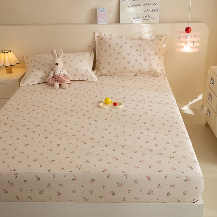 91家纺网 家纺一手货源 找家纺 八十八家纺 2025新款全棉12868系列单品床笠 语末花开