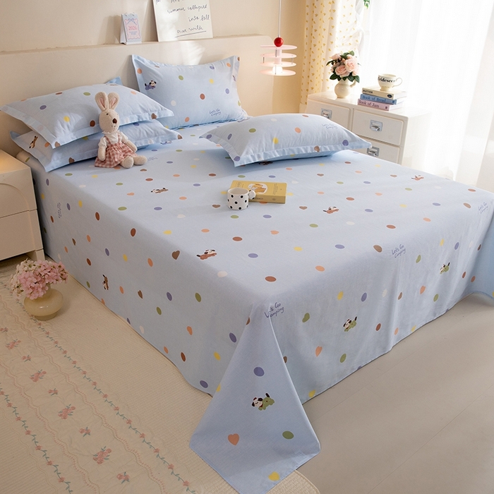 91家纺网 家纺一手货源 找家纺 八十八家纺2025新款全棉12868系列四件套单品床单 布丁