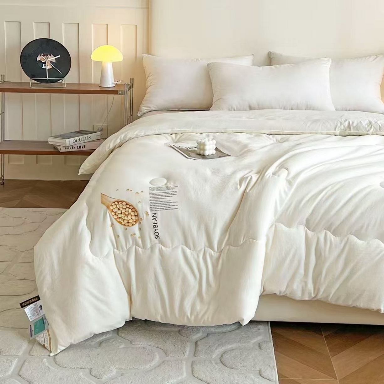 91家纺网 家纺一手货源 找家纺 （总）粉黛 2026新款糯糯大豆被