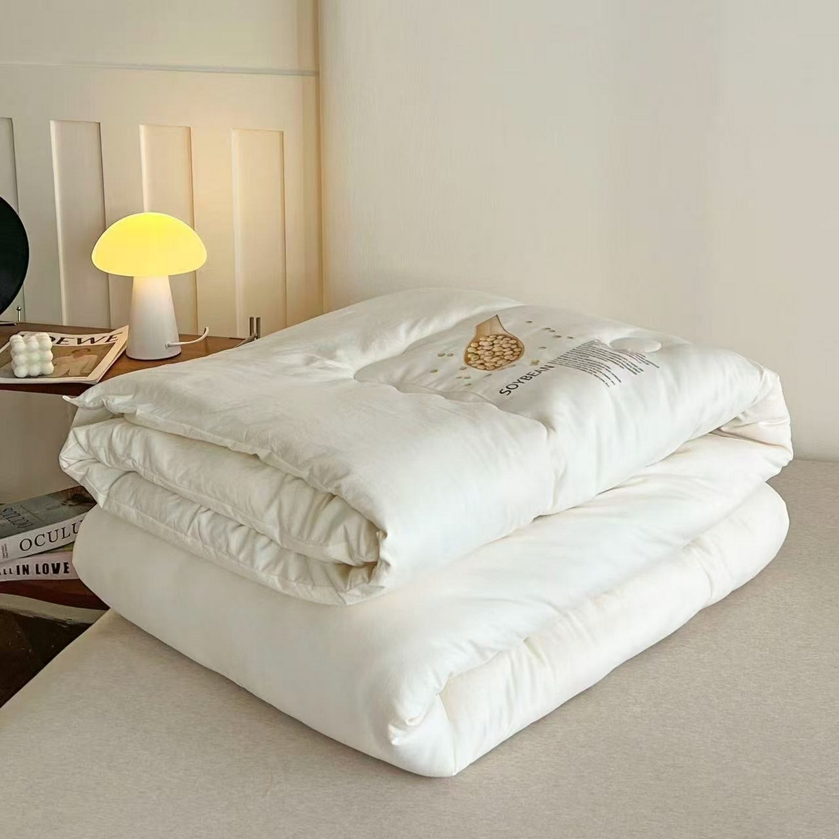 91家纺网 家纺一手货源 找家纺 （总）粉黛 2026新款糯糯大豆被