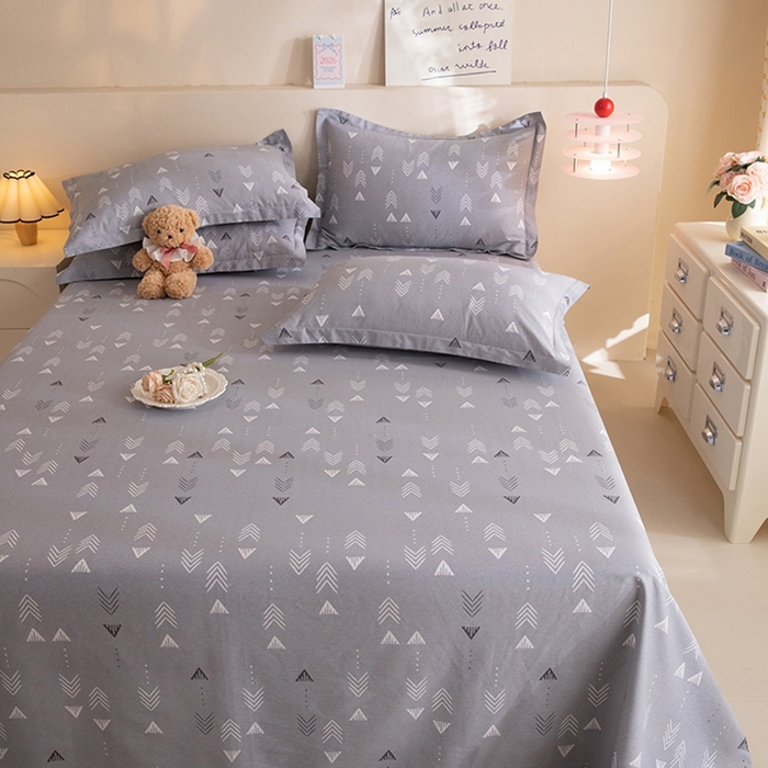 91家纺网 家纺一手货源 找家纺 八十八家纺2025新款全棉12868系列四件套单品床单 繁星