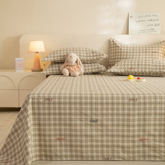 91家纺网 家纺一手货源 找家纺 八十八家纺2025新款全棉12868系列四件套单品床单 海风苏打