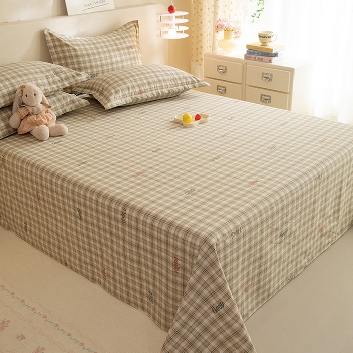 91家纺网 家纺一手货源 找家纺 八十八家纺2025新款全棉12868系列四件套单品床单 海风苏打