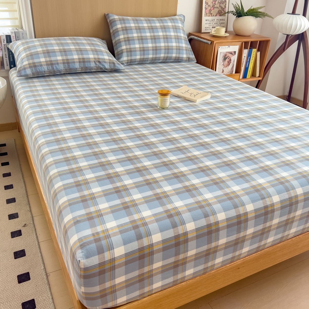 91家纺网 家纺一手货源 找家纺 （总）女子家纺 2026新款A类全棉色织水洗棉四件套单品系列