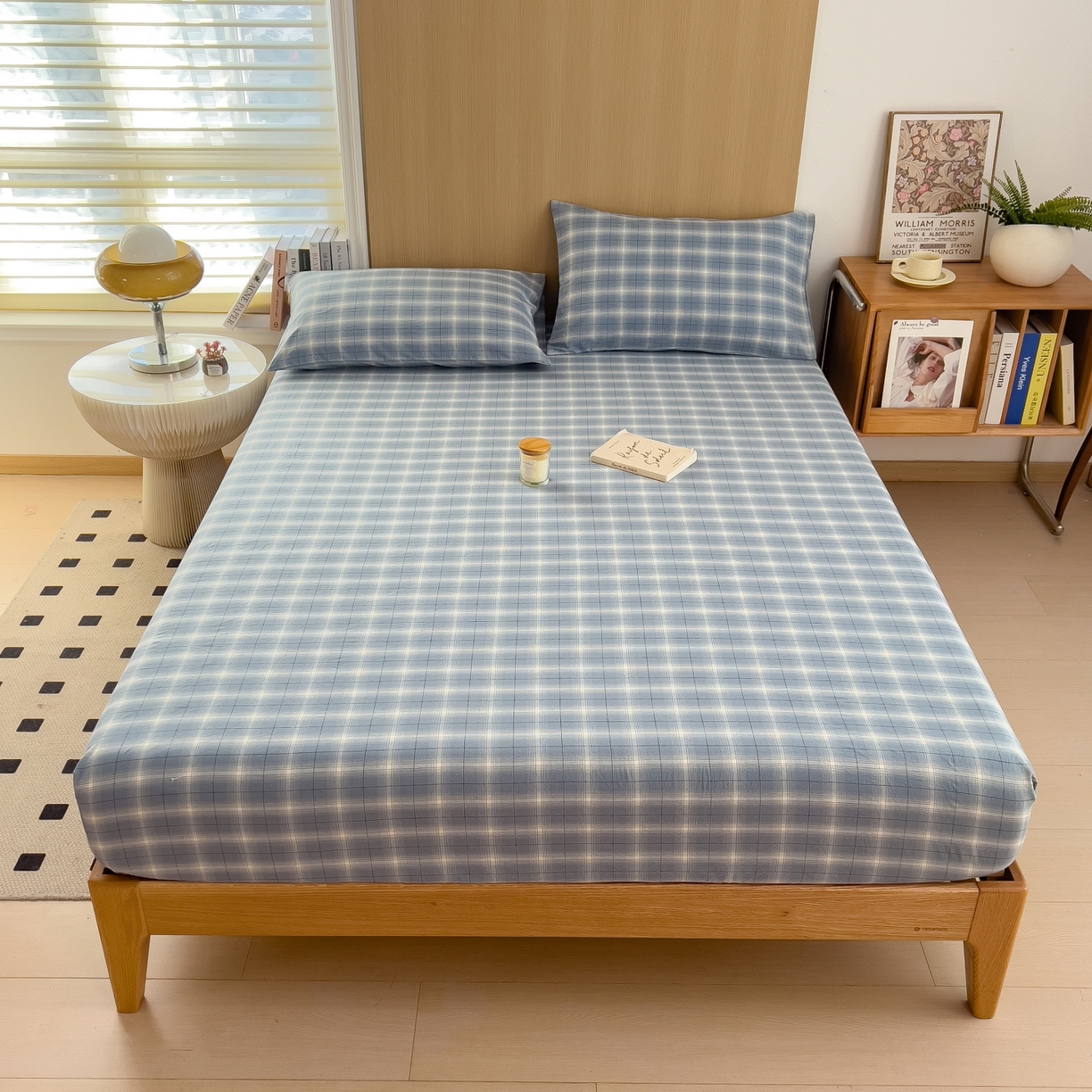 91家纺网 家纺一手货源 找家纺 （总）女子家纺 2026新款A类全棉色织水洗棉四件套单品系列