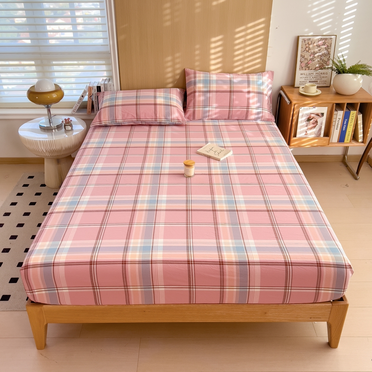 91家纺网 家纺一手货源 找家纺 （总）女子家纺 2026新款A类全棉色织水洗棉四件套单品系列