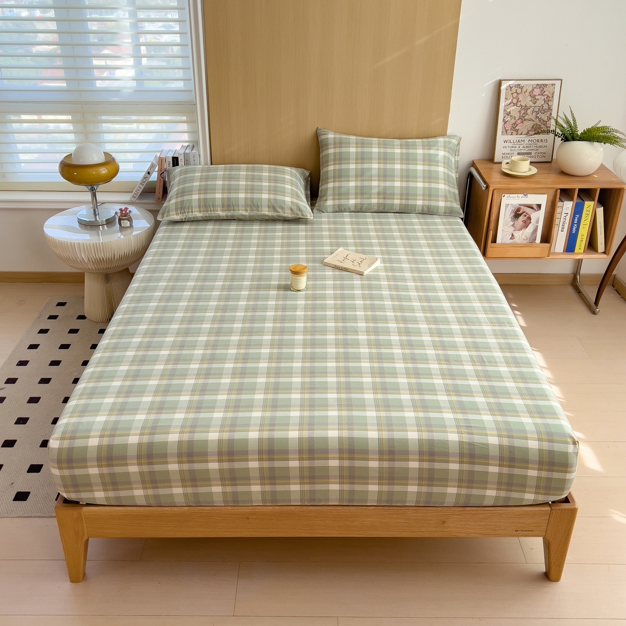 91家纺网 家纺一手货源 找家纺 （总）女子家纺 2026新款A类全棉色织水洗棉四件套单品系列