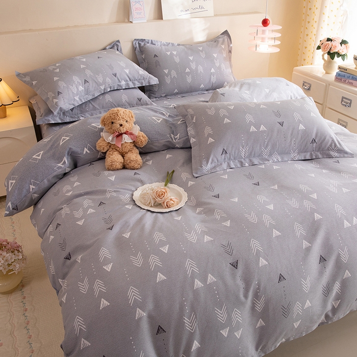 91家纺网 家纺一手货源 找家纺 八十八家纺 2025新款全棉12868床笠款四件套 繁星