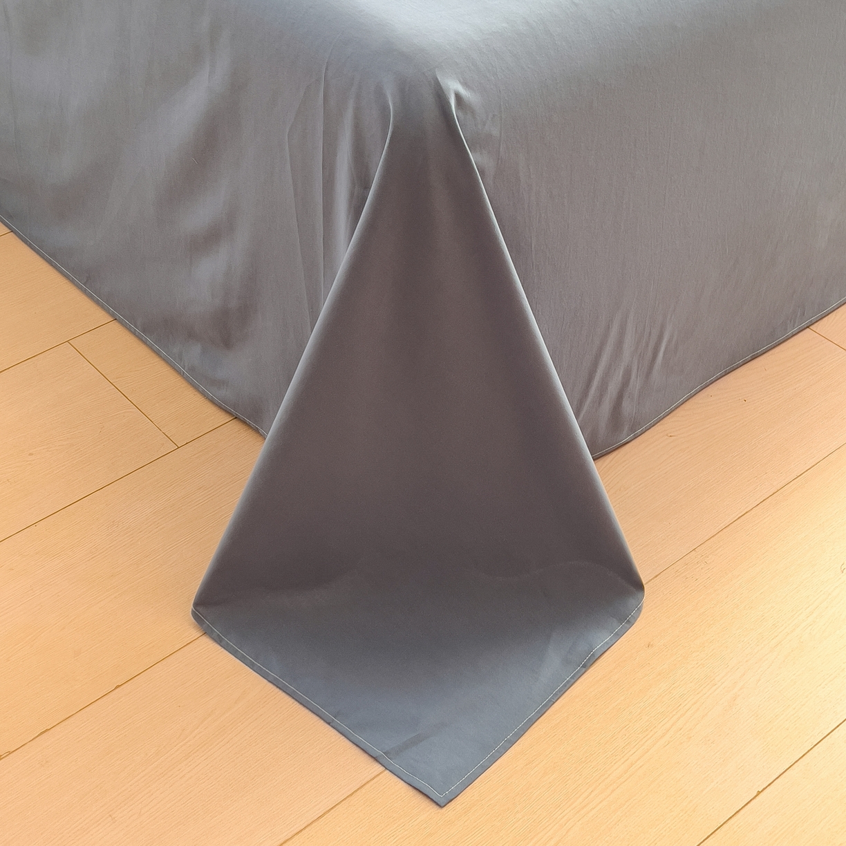 91家纺网 家纺一手货源 找家纺 女子家纺 2026新款A类全棉色织水洗棉四件套单品系列 缤纷大格-蓝