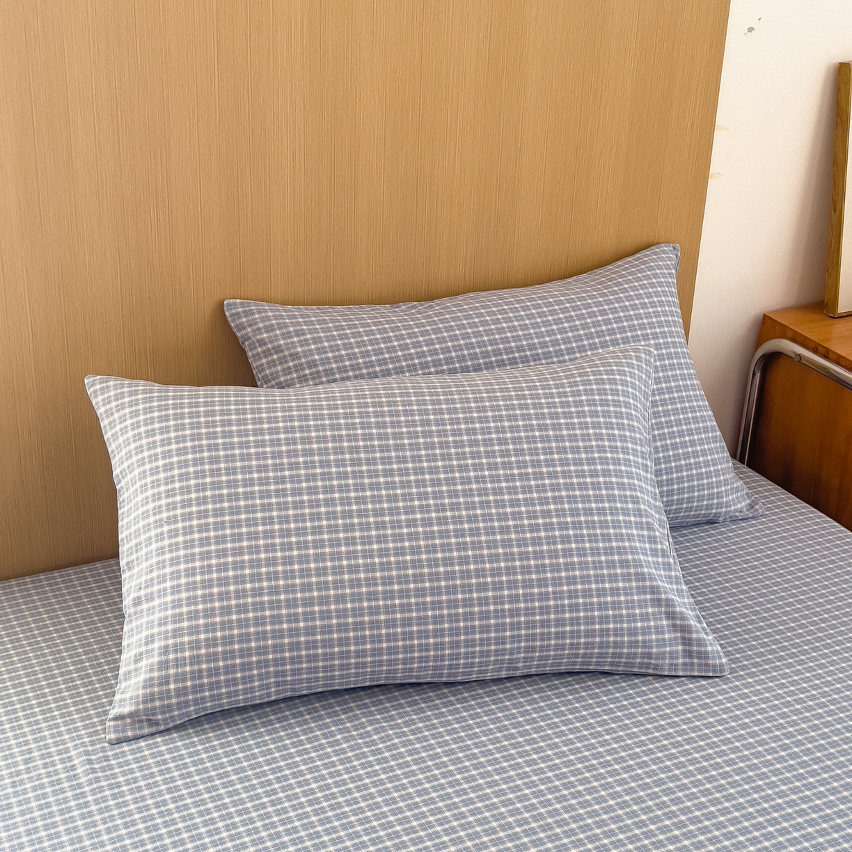 91家纺网 家纺一手货源 找家纺 女子家纺 2026新款A类全棉色织水洗棉四件套单品系列 云舒-兰