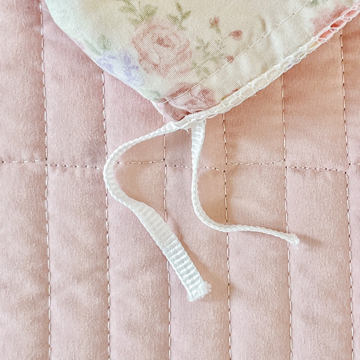 91家纺网 家纺一手货源 找家纺 斯卡诺家纺 2026新款全棉纯棉花边床盖四件套 红粉佳人-纯棉花边