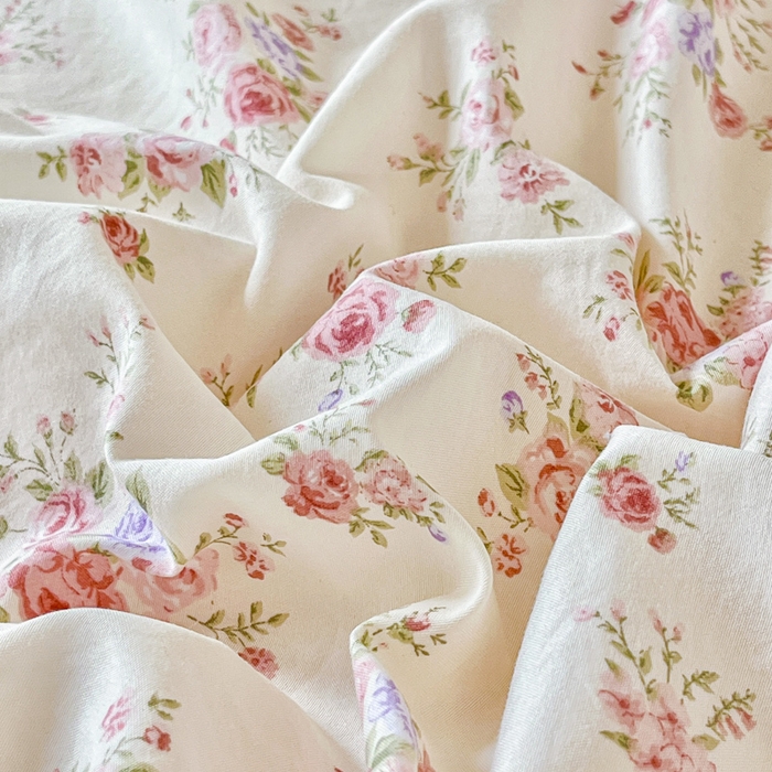 91家纺网 家纺一手货源 找家纺 斯卡诺家纺 2026新款全棉纯棉花边床盖四件套 红粉佳人-纯棉花边