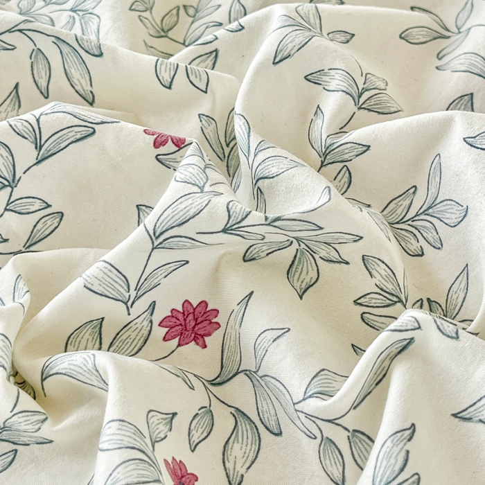 91家纺网 家纺一手货源 找家纺 斯卡诺家纺 2026新款全棉纯棉花边床盖四件套 满园春色-纯棉花边