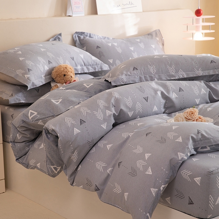 91家纺网 家纺一手货源 找家纺 八十八家纺 2025新款全棉12868床笠款四件套 繁星