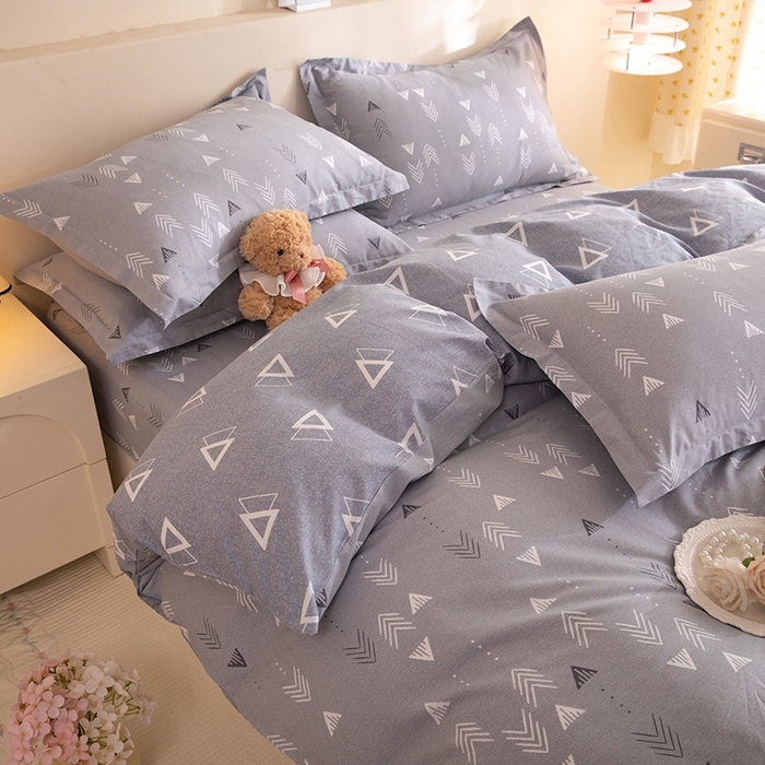 91家纺网 家纺一手货源 找家纺 八十八家纺 2025新款全棉12868床笠款四件套 繁星