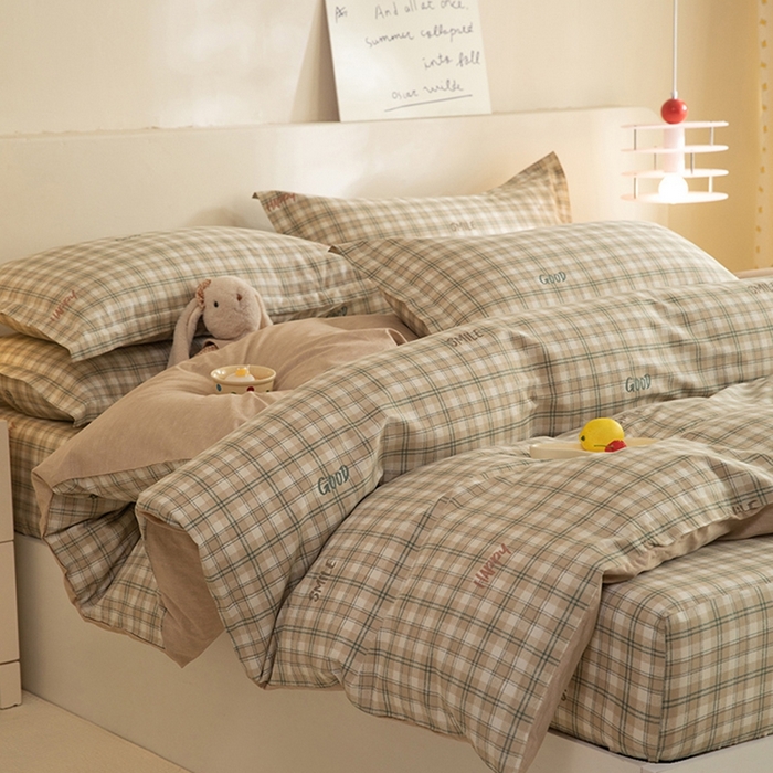 91家纺网 家纺一手货源 找家纺 八十八家纺 2025新款全棉12868床笠款四件套 海风苏打