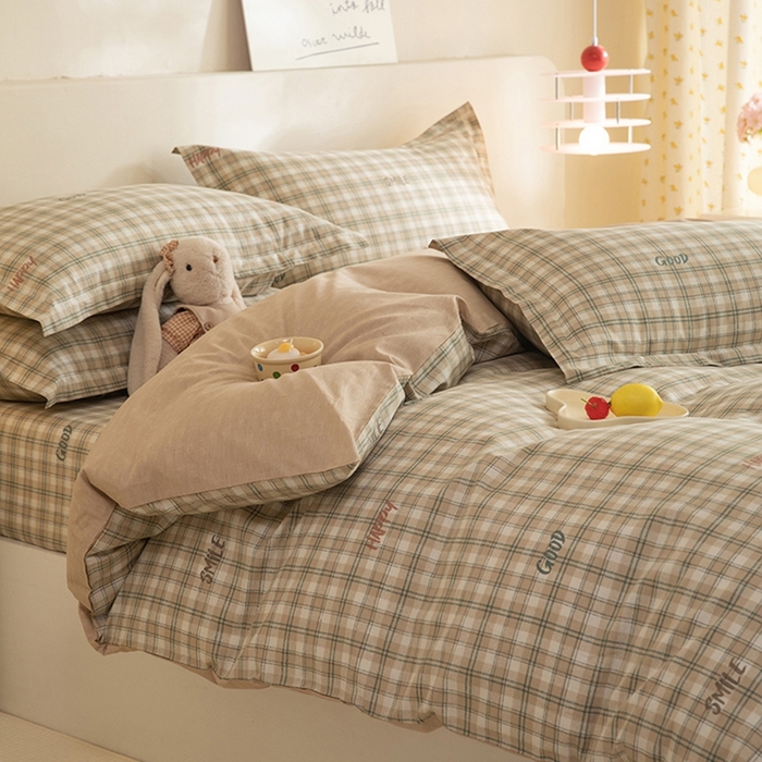 91家纺网 家纺一手货源 找家纺 八十八家纺 2025新款全棉12868床笠款四件套 海风苏打