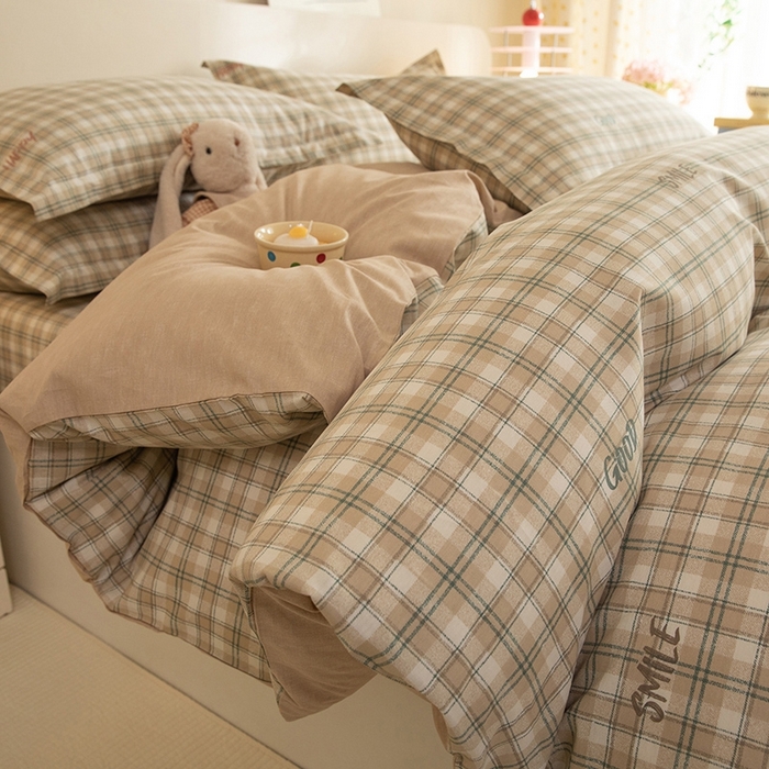 91家纺网 家纺一手货源 找家纺 八十八家纺 2025新款全棉12868床笠款四件套 海风苏打