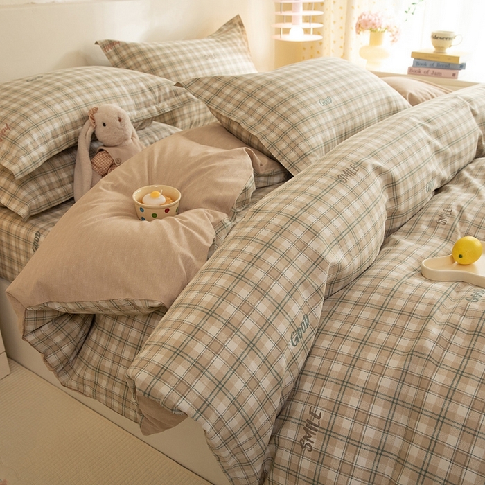 91家纺网 家纺一手货源 找家纺 八十八家纺 2025新款全棉12868床笠款四件套 海风苏打