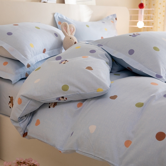 91家纺网 家纺一手货源 找家纺 八十八家纺 2025新款全棉12868床单款四件套 布丁