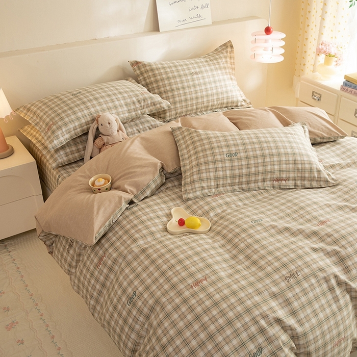 91家纺网 家纺一手货源 找家纺 八十八家纺 2025新款全棉12868床单款四件套 海风苏打