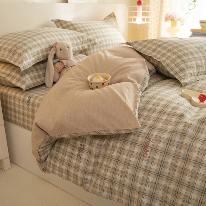 91家纺网 家纺一手货源 找家纺 八十八家纺 2025新款全棉12868床单款四件套 海风苏打