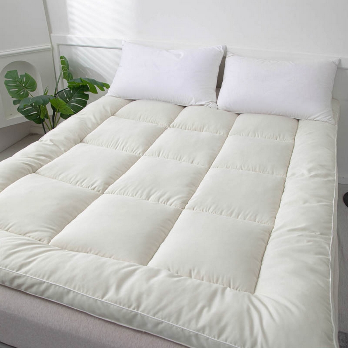 91家纺网 家纺一手货源 找家纺 （总）宇淳国际 2026新款纯色厚床褥子