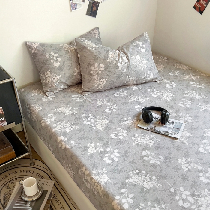 91家纺网 家纺一手货源 找家纺 （总）爱彼家纺 2026新款复古原麻单床笠 床笠单件