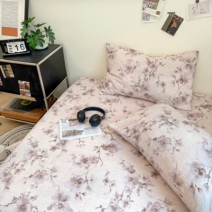 91家纺网 家纺一手货源 找家纺 爱彼家纺 2026新款复古原麻单床笠 床笠单件 复古原麻-漫枝