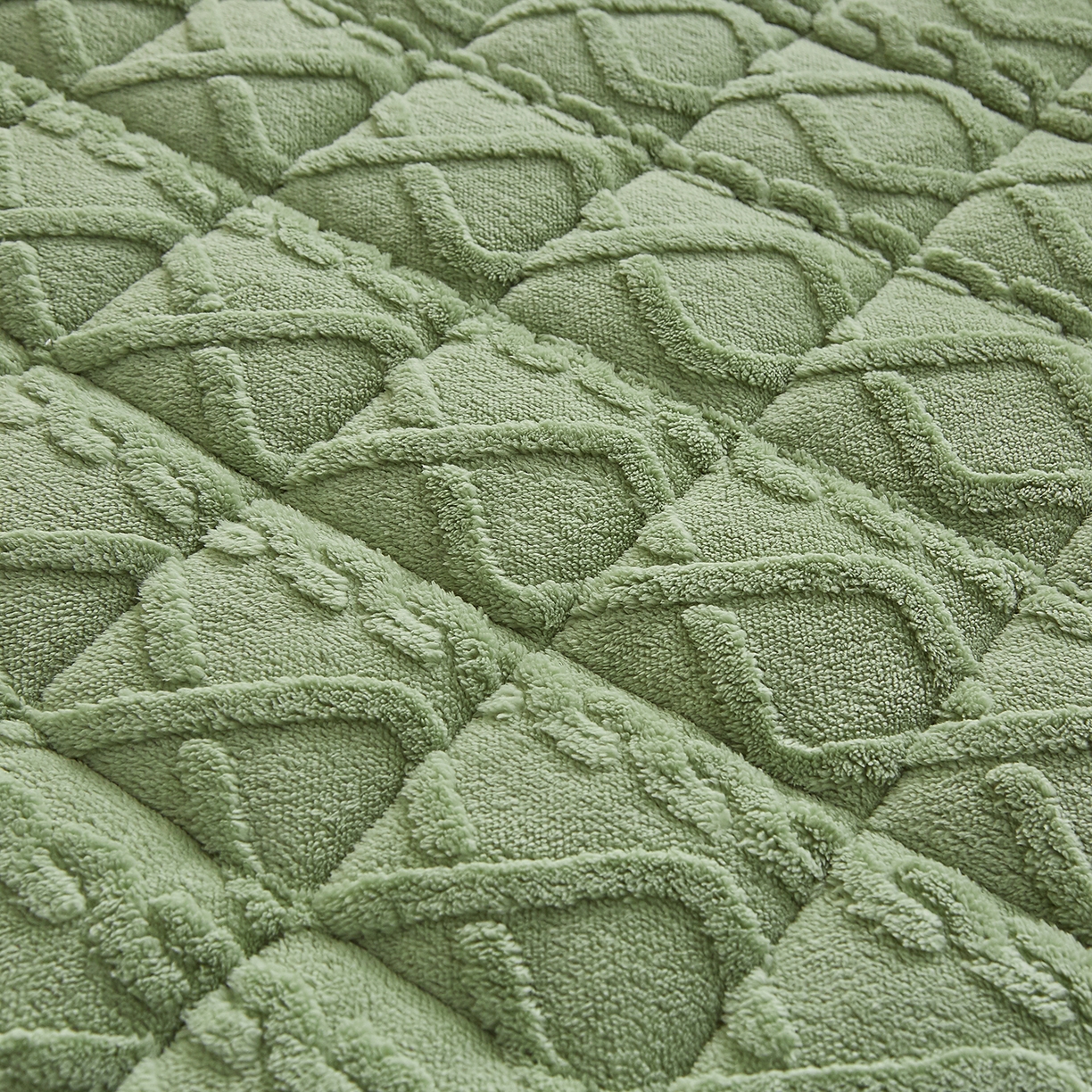 91家纺网 家纺一手货源 找家纺 （总）月茶家纺 2025新款A类塔芙绒保暖夹棉床垫-成人款（全网最低）