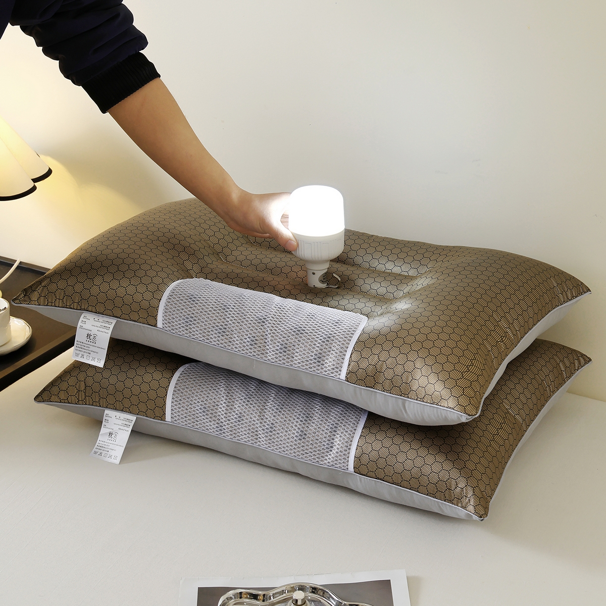 91家纺网 家纺一手货源 找家纺 （总）永乐枕芯 2026新款石墨烯枕头枕芯功能枕保健枕定型护颈枕枕头枕芯