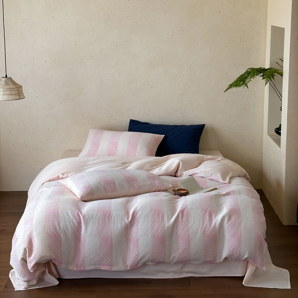 91家纺网 家纺一手货源 找家纺 （总）例外 2026新款全棉纯棉双层纱布大提花四件套舒芙蕾