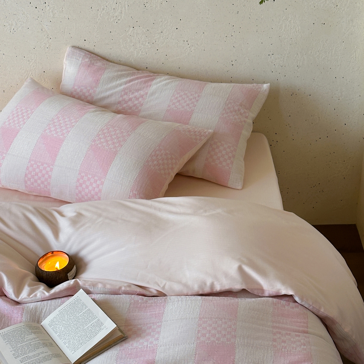 91家纺网 家纺一手货源 找家纺 （总）例外 2026新款全棉纯棉双层纱布大提花四件套舒芙蕾