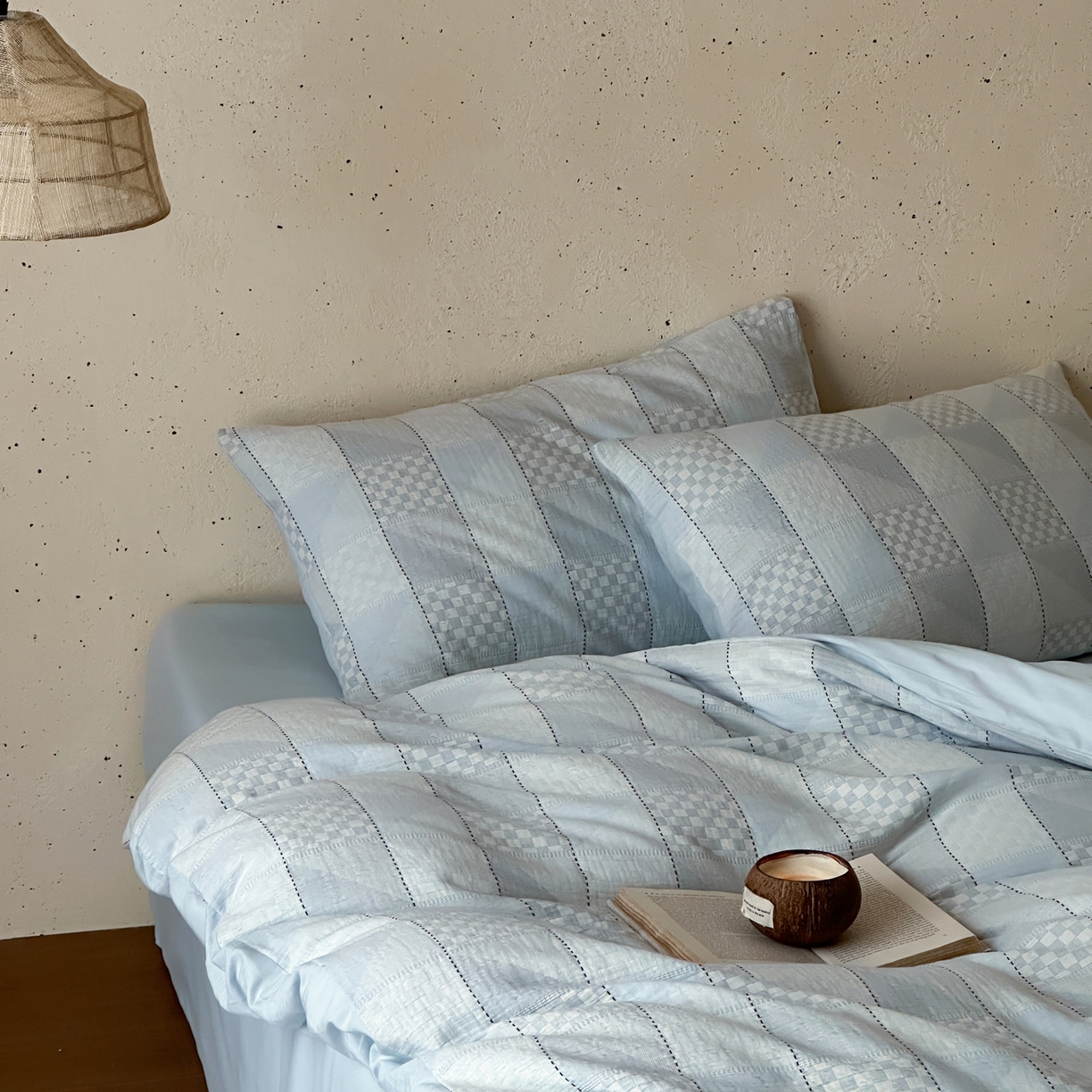 91家纺网 家纺一手货源 找家纺 （总）例外 2026新款全棉纯棉双层纱布大提花四件套舒芙蕾