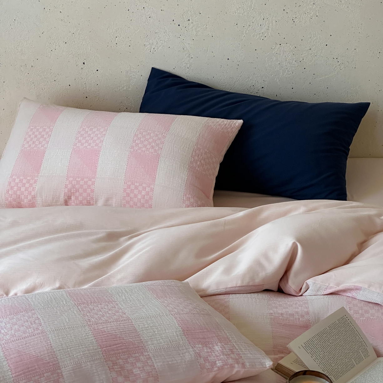 91家纺网 家纺一手货源 找家纺 （总）例外 2026新款全棉纯棉双层纱布大提花四件套舒芙蕾