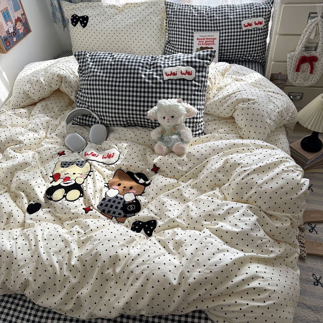 91家纺网 家纺一手货源 找家纺 （总）原素 2025夏季冰丝韩系大花边水洗真丝四件套