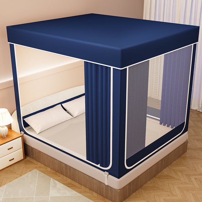 91家纺网 家纺一手货源 找家纺 （总）宜品雅 2024新款免安装加密升级大顶蚊帐