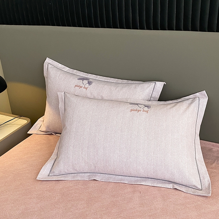 91家纺网 家纺一手货源 找家纺 幸嘉轩 2026新款全棉纯棉加厚百分百磨毛四件套满意人生-粉