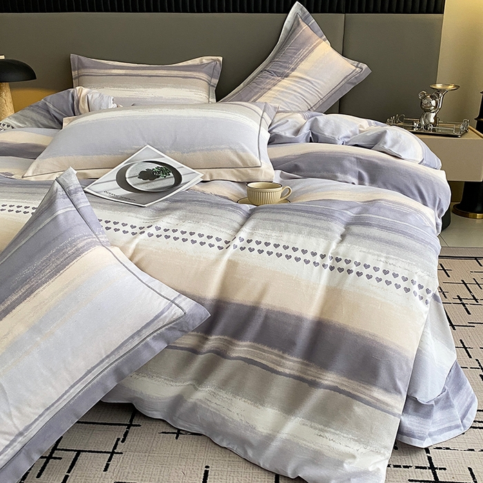 91家纺网 家纺一手货源 找家纺 幸嘉轩 2026新款全棉纯棉加厚百分百磨毛四件套莫尼