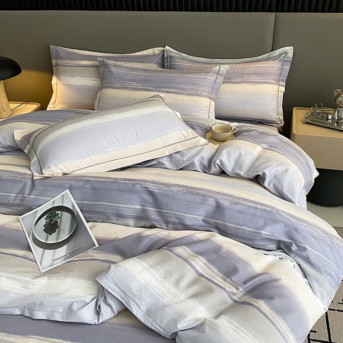 91家纺网 家纺一手货源 找家纺 幸嘉轩 2026新款全棉纯棉加厚百分百磨毛四件套莫尼