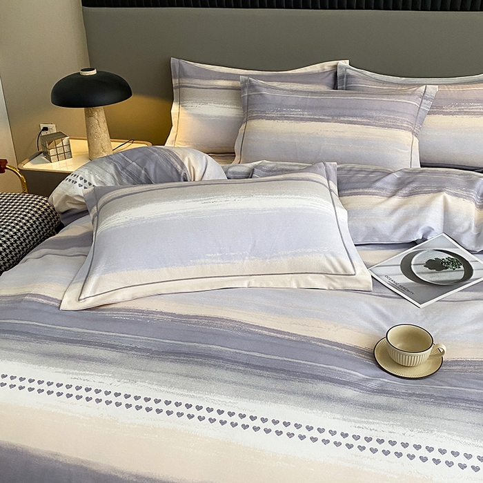 91家纺网 家纺一手货源 找家纺 幸嘉轩 2026新款全棉纯棉加厚百分百磨毛四件套莫尼