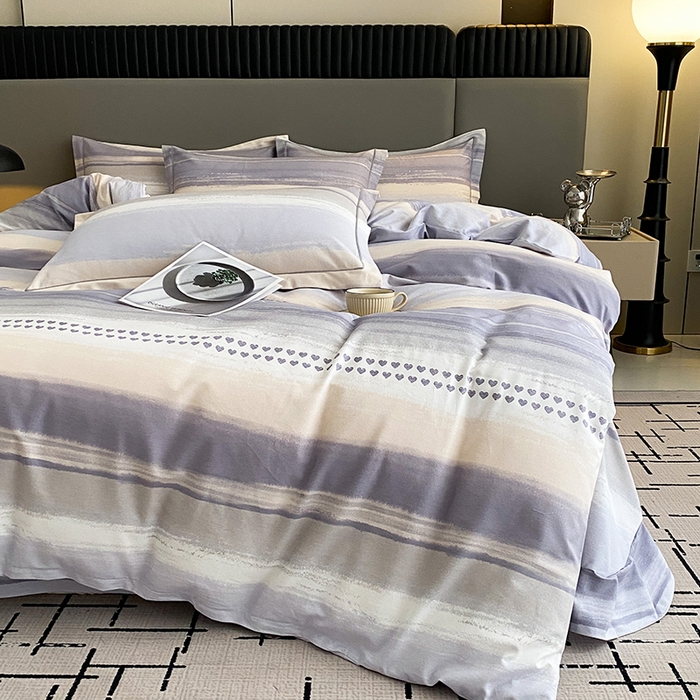 91家纺网 家纺一手货源 找家纺 幸嘉轩 2026新款全棉纯棉加厚百分百磨毛四件套莫尼