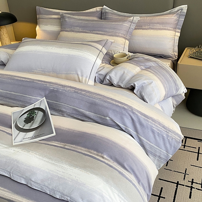 91家纺网 家纺一手货源 找家纺 幸嘉轩 2026新款全棉纯棉加厚百分百磨毛四件套莫尼