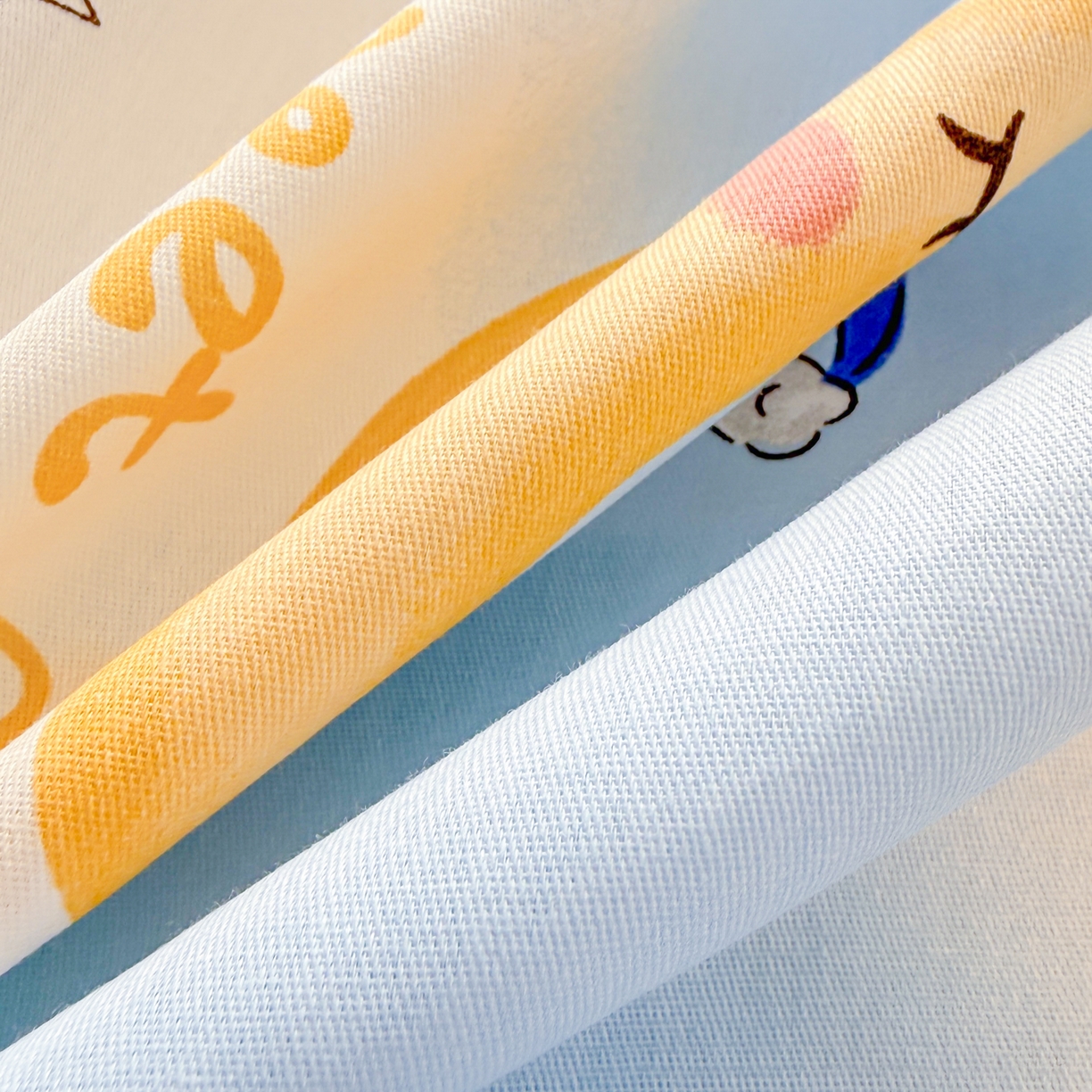 91家纺网 家纺一手货源 找家纺 简宜家居（朝初家纺） 2026新款全棉12868卡通印花四件套大耳朵兔兔系列 星夜星浪