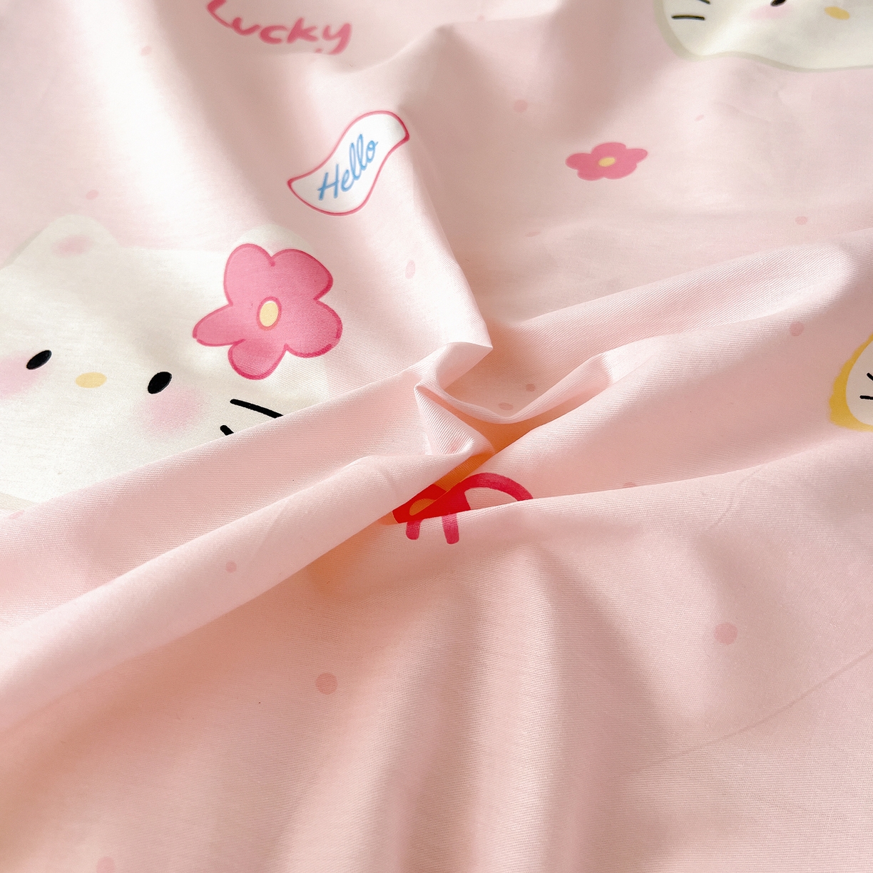 91家纺网 家纺一手货源 找家纺 御棉坊 2026新款AB版全棉纯棉印花幼儿园三件套儿童午睡被宝宝入园含芯多件套 可爱猫猫头