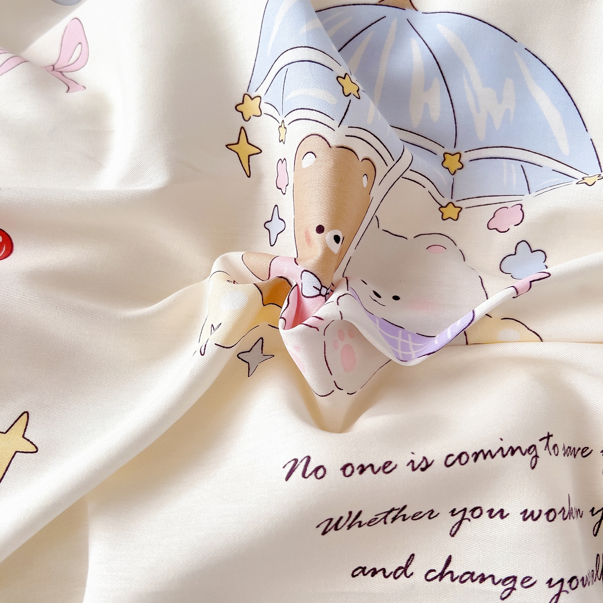 91家纺网 家纺一手货源 找家纺 御棉坊 2026新款AB版全棉纯棉印花幼儿园三件套儿童午睡被宝宝入园含芯多件套 冰激凌假日