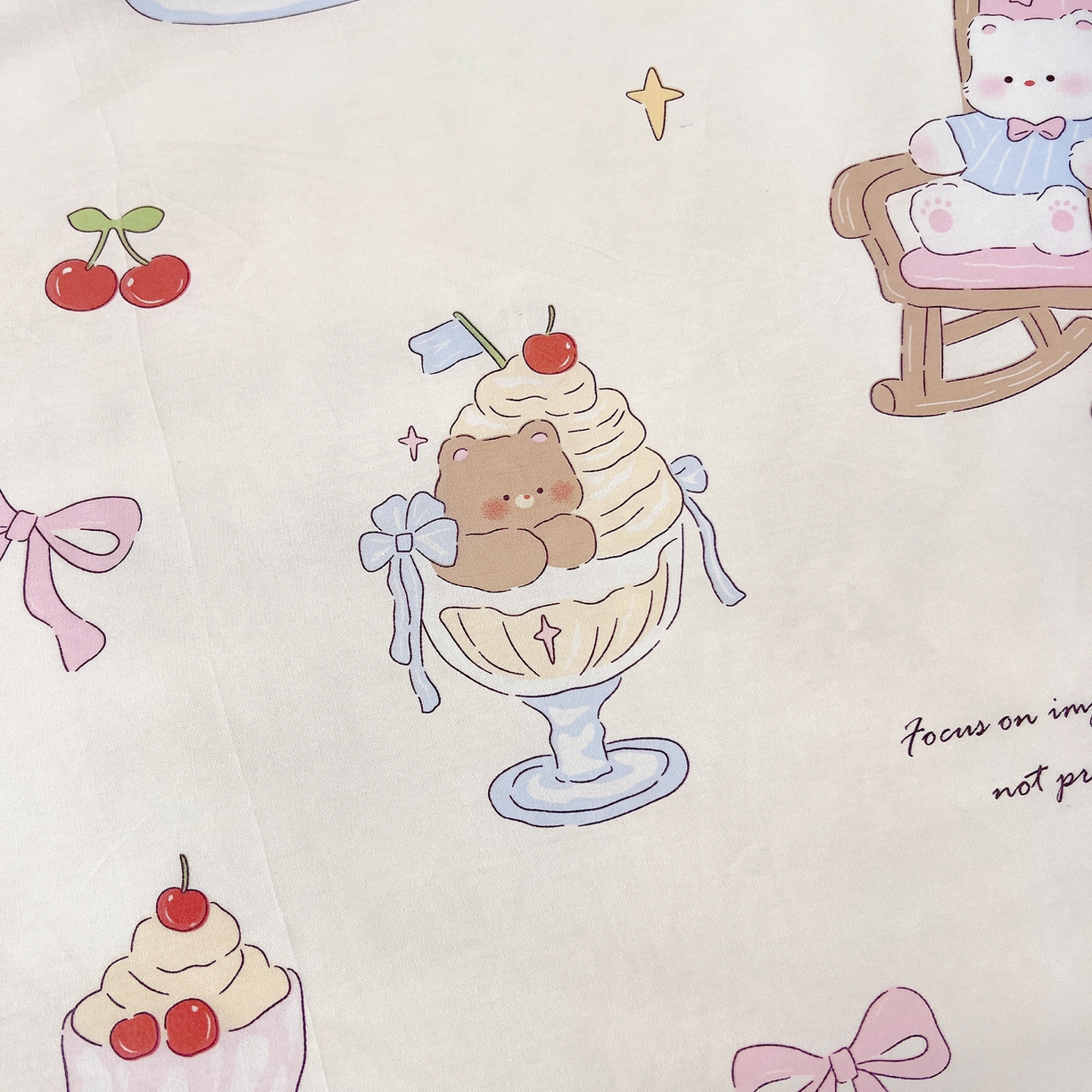 91家纺网 家纺一手货源 找家纺 御棉坊 2026新款AB版全棉纯棉印花幼儿园三件套儿童午睡被宝宝入园含芯多件套 冰激凌假日