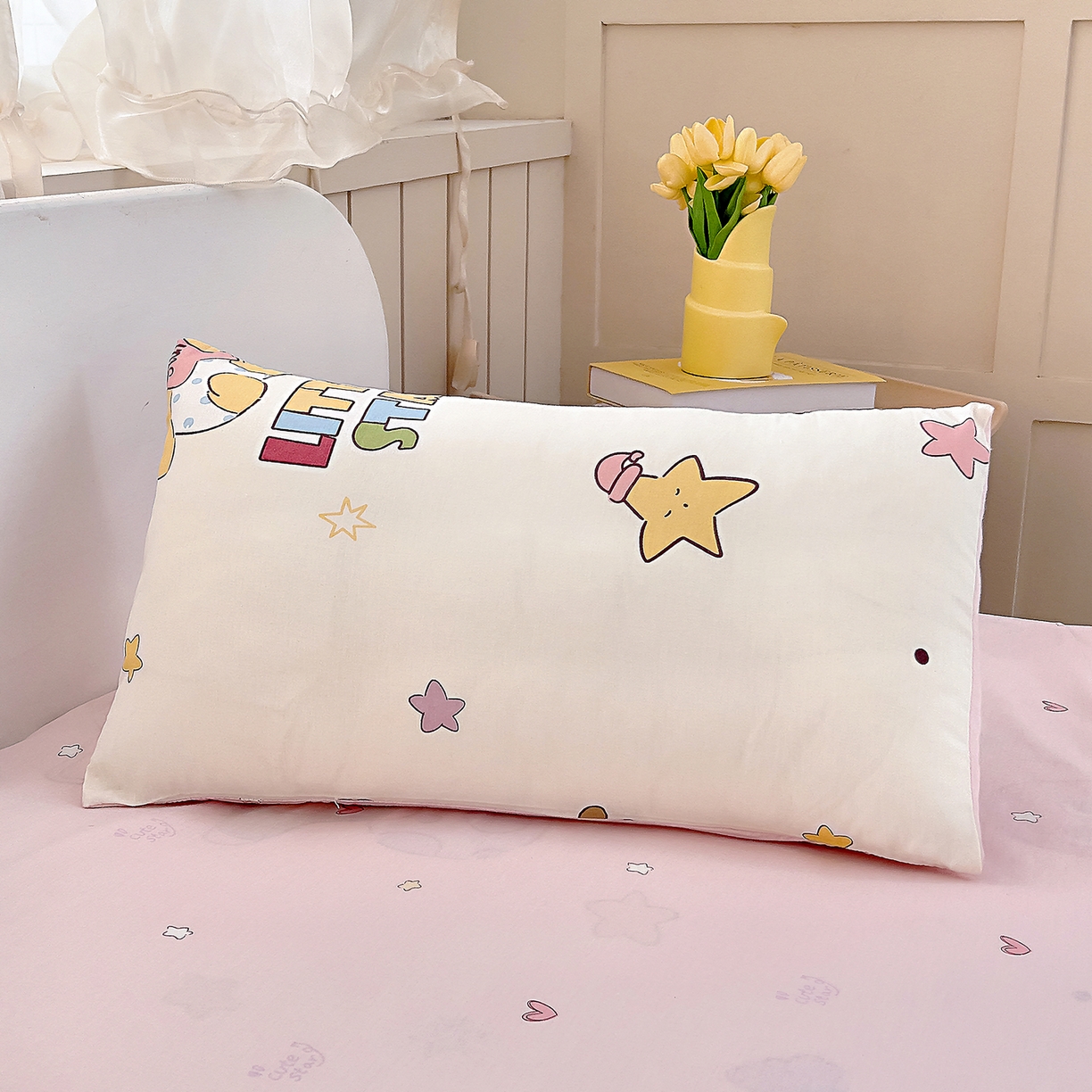 91家纺网 家纺一手货源 找家纺 御棉坊 2026新款AB版全棉纯棉印花幼儿园三件套儿童午睡被宝宝入园含芯多件套 甜梦行星