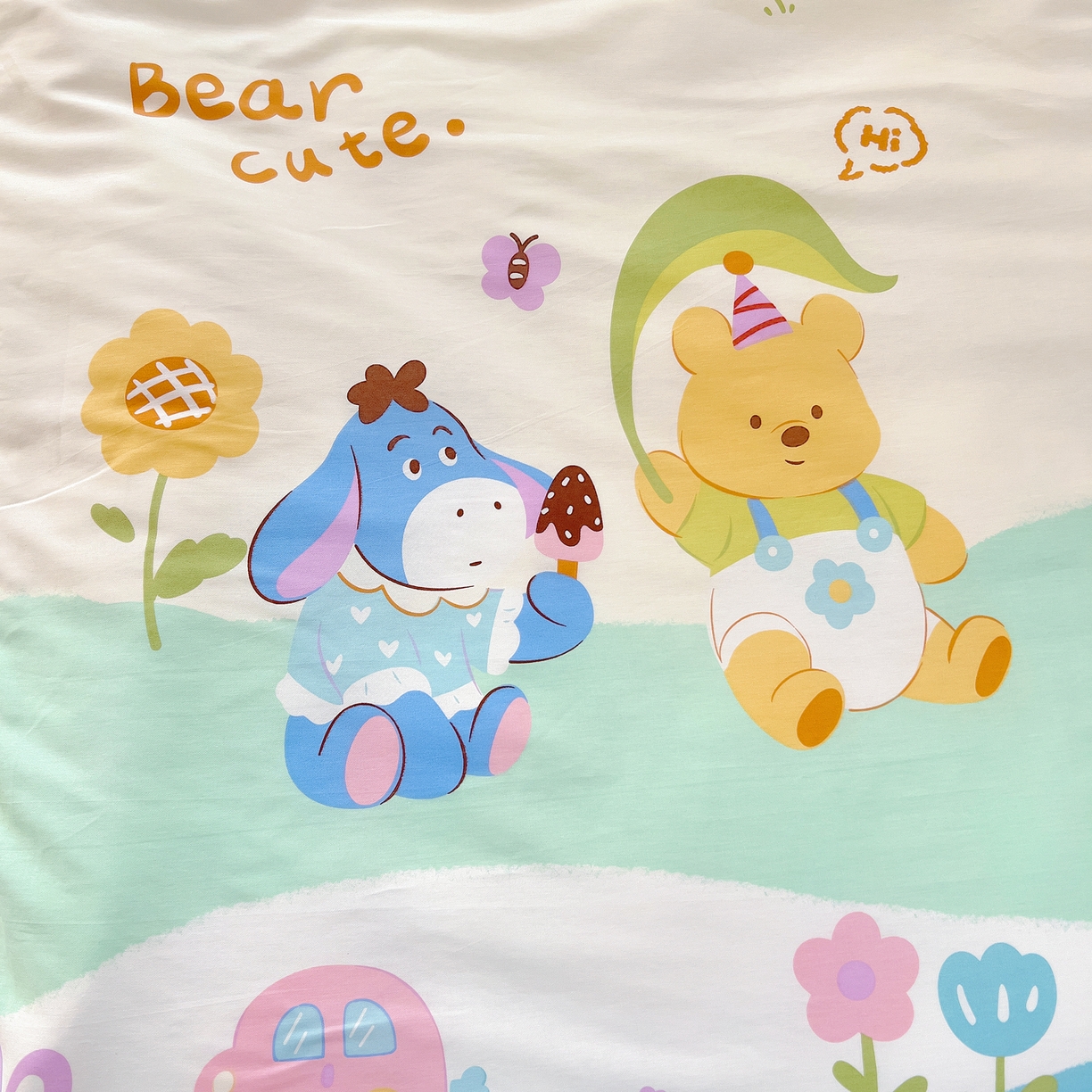 91家纺网 家纺一手货源 找家纺 御棉坊 2026新款AB版全棉纯棉印花幼儿园三件套儿童午睡被宝宝入园含芯多件套 向日葵伙伴